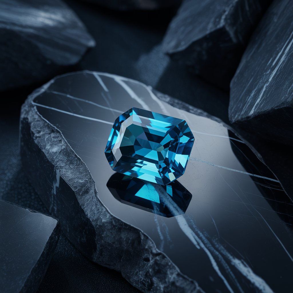 Blue Zircon (नीला जिरकोन)