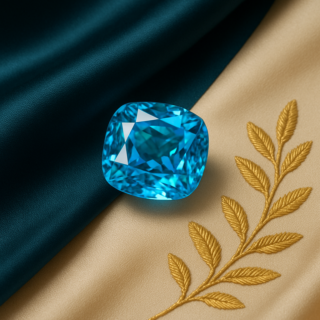 Blue Zircon (Neela Zircon)